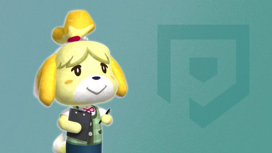 best 3DS games: Isabelle from Animal Crossing wearing a green sweatervest