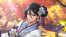 Bleach Brave Souls tier list: Japanese Parasol Rukia on an autumnal background