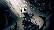 Hollow Knight review: The Knight stands on a ledge