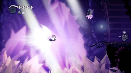 Hollow Knight review: The Knight blasts through a crystalline level