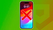 Custom header for how to delete wallpaper on iPhone guide with an iPhone wallpaper showing a large red 'X' across it