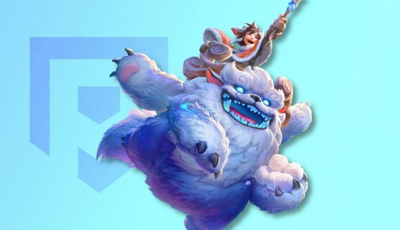 League of Legends games: Nunu and Willump drop-shadowed on an icy-blue PT background