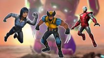 Custom image for Marvel games guide with Wolverine and other heroes on screen
