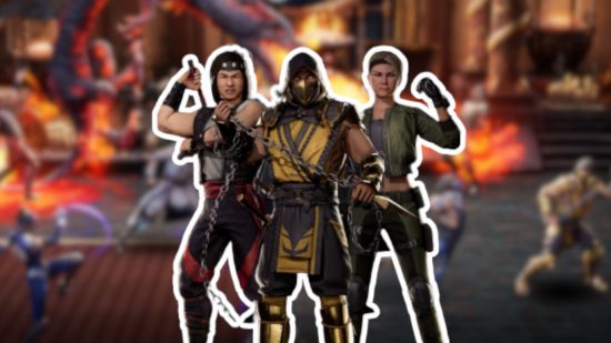 Custom image for Mortal Kombat Onslaught release date news with three fighters in the middle of the screen