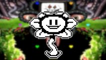 Custom image for Undertale Flowey guide with the villain on his boss background