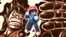Z Piece codes key art showing an avatar in a fighting position
