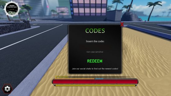 How to redeem Project Baki 3 codes in the Roblox game