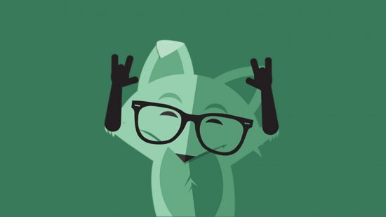 best Mint Mobile plans: a green cartoon fox wearing glasses