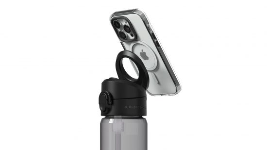Best iPhone 15 Accessories: the Rhinoshield Aquastand Magnetic Bottle.