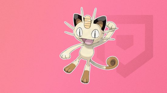 Custom image for best cat pokemon guide with Meowth in the middle of the screen