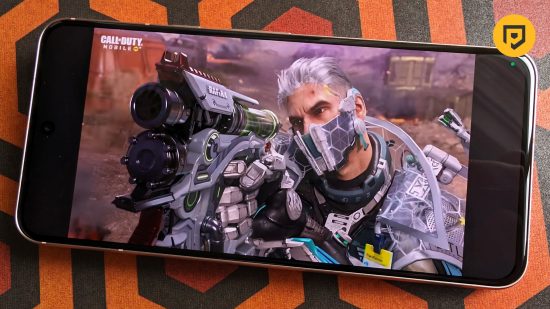 Screenshot of a game running on the Google Pixel 8 for a review of the phone