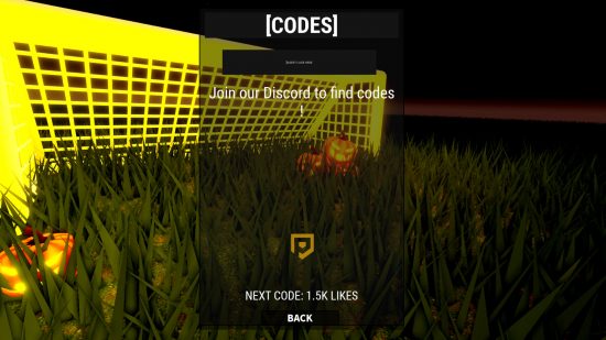 A screenshot of the Roblox Meta Lock codes redeem section