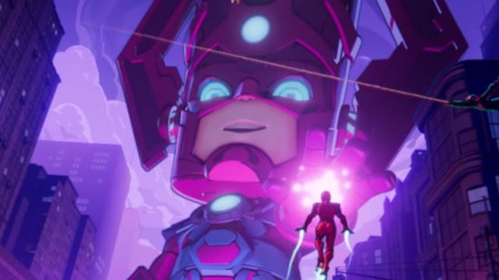 Screenshot of Galactus from Marvel Snap key art for Nuverse restructure news