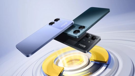Promo art for the Poco C65 global launch