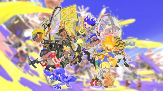 Nintendo Live canceled: key art of 2022's Splatoon Koshein championships