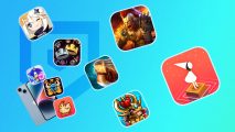 Best iPhone games spilling out of an iPhone, including Raid Shadow Legends, Sonic Dream Team, Slay the Spire, and more.