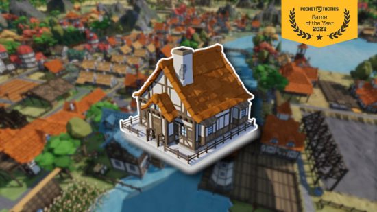 Mobile games of the year - a quaint house against a blurry background of a rural village