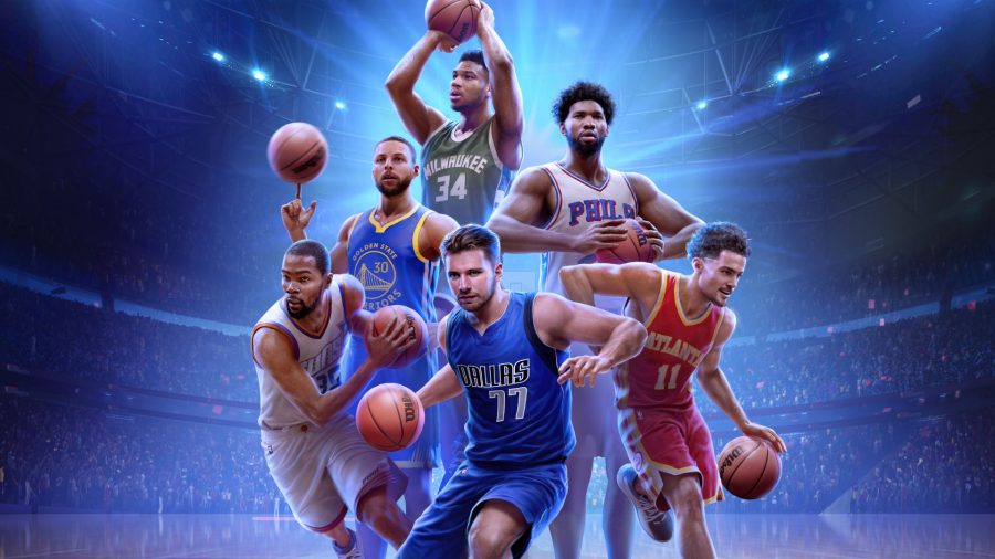 Key art of different players from NBA Infinite