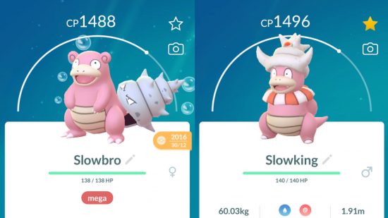 Slowpoke evolution: Slowbro and Slowking in Pokemon Go