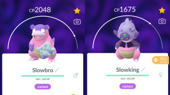 Slowpoke evolution: Galarian Slowbro and Slowking in Pokemon Go
