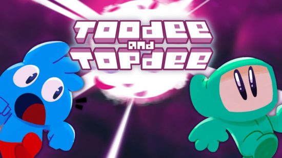 Top down games: Key art of Toodee and Topdee