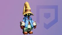Custom image for best JRPGs guide with Vivi from Final Fantasy IX on a purple background