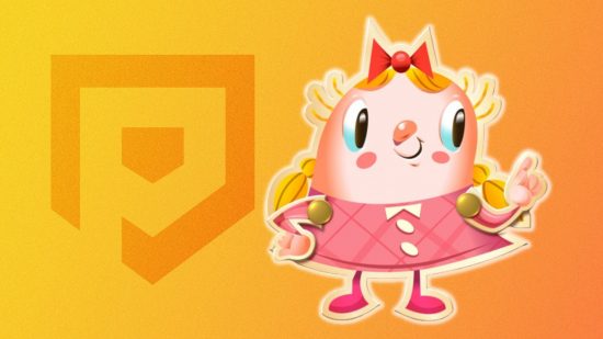 how many Candy Crush levels are there? The candy crush mascot on a yellow background