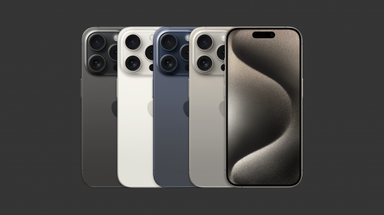 Custom image of a selection of iPhones on a grey background for iPhone 16 sales report news