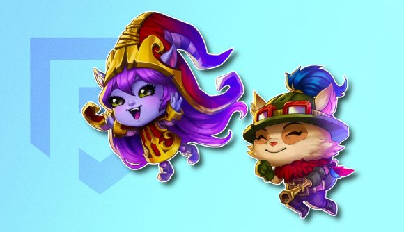 League of Legends games: Lulu and Teemo from Bandle Tale on a light blue PT background