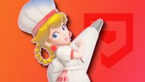 New Nintendo Switch games - Princess Peach dressed as a chef holding a large piping bag