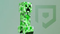 Custom image for best mobile survival games guide with a Minecraft Creeper on a green background