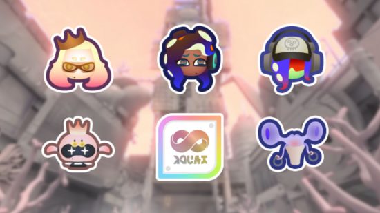 Six Splatoon 3 Side Order badges available in the game