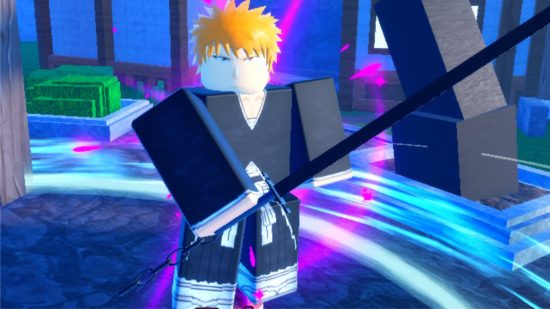 Anime Last Stand tier list: A Bleach avatar holding a long sword