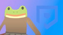 Best frog games: Frog Detective next to pocket tactics logo