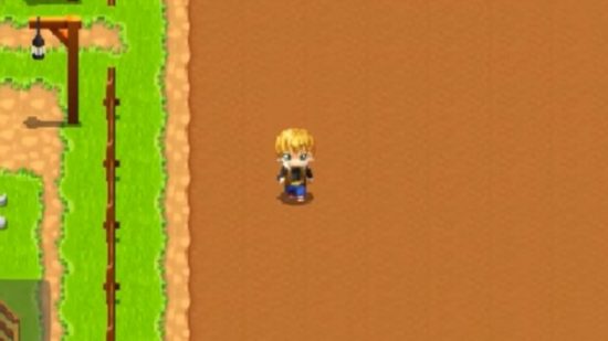 Man standing in field in Harvest Master for best games like Stardew Valley list