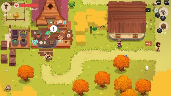 Screenshot of the shop in Moonlighter for best games like Stardew Valley list