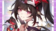 Honkai Star Rail codes - Sparkle smiling and holding up a red pouch