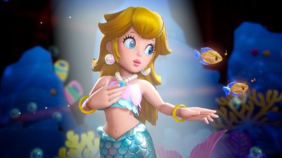 Princess Peach: Showtime review: Mermaid Peach being beautiful