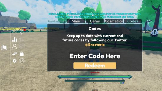 How to redeem Cursed Sea codes in the Roblox game