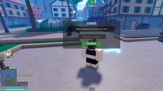 How to redeem Eternal Piece codes in the Roblox game