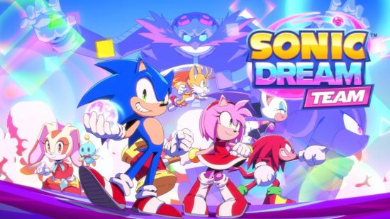 Best Sonic games: Sonic Dream Team. Image shows the game's logo and key art.