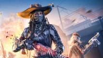 Call of Duty: Mobile Vintage Vigilance key art showing an operator in cow girl gear