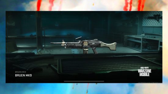 Screenshot for Call of Duty: Warzone Mobile best weapons guide showing the Buren MK9