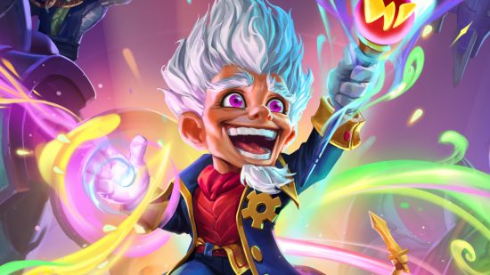 Hearthstone anniversary interview: Whizbang's Workshop key art close up