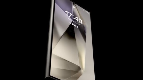 Screenshot from the Samsung Galaxy S24 Ultra promo video of the phone's lock screen for Samsung Galaxy S24 Series sales news