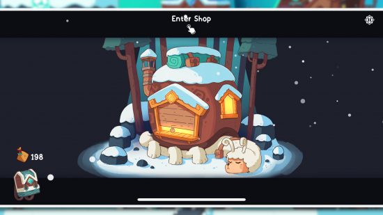 Wildfrost mobile review - a screenshot showing the in-game shop