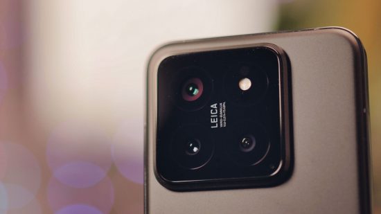 Custom image for Xiaomi 14 review showing the Leica module camera bump