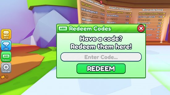 How to redeem Rapid Rumble codes in the Roblox game