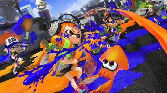 Splatoon feature - Kaori and John featured in official art of the game