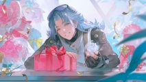 Wuthering Waves tier list - Artwork of character Aalto holding a gift
